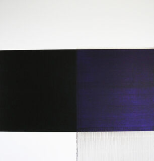 Exposed Painting Lamp Black on Violet